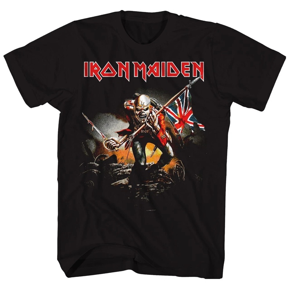 Iron Maiden The Trooper T Shirt Mens Rock Music Classic Band Tee New Black